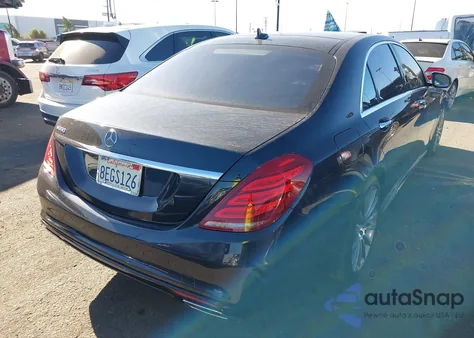 2015 Mercedes-Benz S 550 from USA, damaged, VIN WDDUG8CB0FA111391